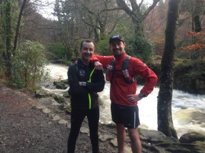 Taking a welcome fuel & photo stop in Tollymore!