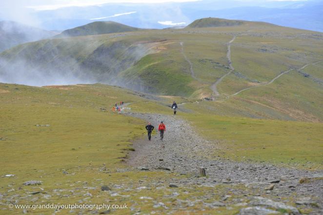 Looking back on the marvellous Helvellyn range. Photo by Grand Day Out